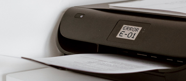 Error E-01 en impresoras Epson: ¿qué es y cómo solucionarlo?