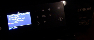 Por qué mi impresora Epson Stylus DX4000 no reconoce los cartuchos de tinta