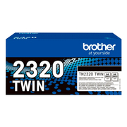 Brother TN2320 Twin Pack Negro de 2 Toners Original