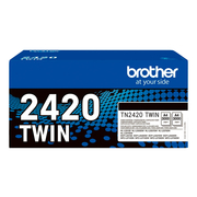 Brother TN2420 Twin Pack Negro de 2 Toners Original