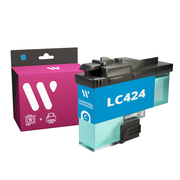 Compatible Brother LC424 Cian Cartucho