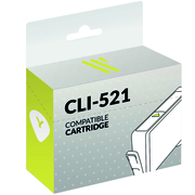 Compatible Canon CLI-521 Amarillo Cartucho