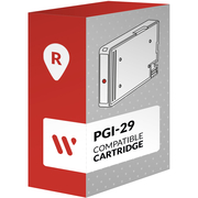 Compatible Canon PGI-29 Rojo Cartucho