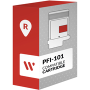 Compatible Canon PFI-101 Rojo Cartucho
