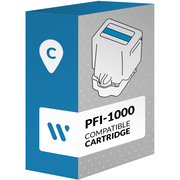 Compatible Canon PFI-1000 Cian Cartucho