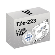 Brother TZe-223 Azul/Blanco Cinta para Rotuladora Compatible