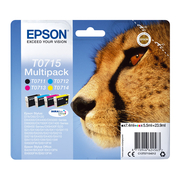 Epson T0715 Multicolor Multipack de 4 Cartuchos de Tinta Original