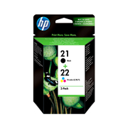 HP 21/22 Multicolor Pack Negro/Color de 2 Cartuchos de Tinta Original