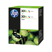 HP 301XL Color Pack Color de 2 Cartuchos de Tinta Original