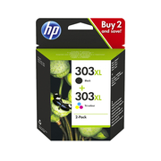 HP 303XL Multicolor Pack Negro/Color de 2 Cartuchos de Tinta Original