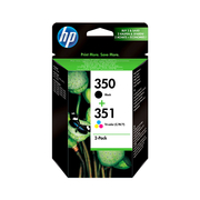 HP 350/351 Multicolor Pack Negro/Color de 2 Cartuchos de Tinta Original
