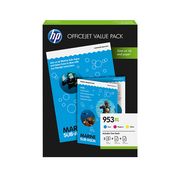 HP 953XL  Officejet Value Pack de 3 Cartuchos de Tinta Original