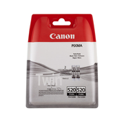 Canon PGI-520 Negro Twin Pack Negro de 2 Cartuchos de Tinta Original