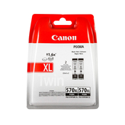 Canon PGI-570XL Negro Twin Pack Negro de 2 Cartuchos de Tinta Original