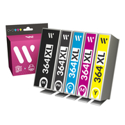 Compatible HP 364XL Pack 5