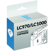 Compatible Brother LC970/LC1000 Cian Cartucho