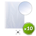 Q-Connect Funda Multitaladro A5 100 mc Cristal (10 Uds.)