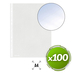Esselte Funda Multitaladro A4 80 mc Cristal (100 Uds.)