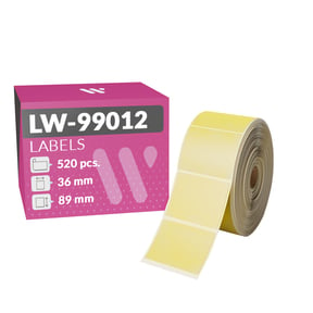 Dymo LW-99012 Etiquetas Compatibles (36,0x89,0 mm – 520 Uds.)