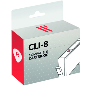 Compatible Canon CLI-8 Rojo