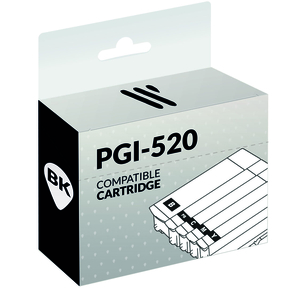 Compatible Canon PGI-520 Negro