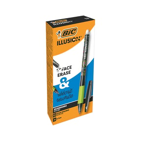 BIC Gel-ocity Illusion (Caja 12 Uds.) (Negro)