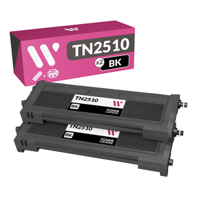 Brother TN2510XL Pack Negro de 2 Toners Compatible