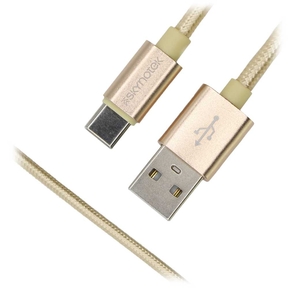 Cable USB tipo C a USB-A 2.0 Skynotek 1m (Oro)