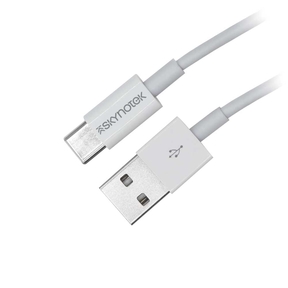 Cable USB-A 2.0 a USB tipo C Blanco Skynotek 2m