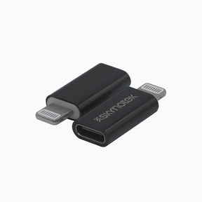 Adaptador Tipo C a Lightning Skynotek (Pack 2 Uds.) (Negro)