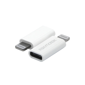 Adaptador Tipo C a Lightning Skynotek (Pack 2 Uds.) (Blanco)