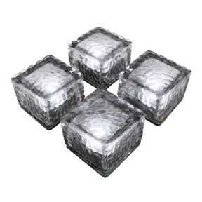 Luces Solares para Jardín Ice Cube Skynotek (Pack 4 Uds.) (Blancas)