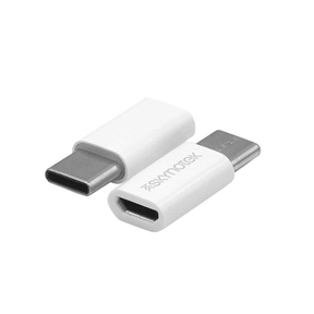 Adaptador Micro USB a Tipo C Skynotek (Pack 2 Uds.) (Blanco)