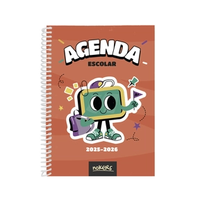 Nokers Agenda 25/26 Tapa Blanda Primaria – Pitagorin