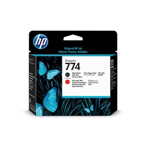 HP 774 Negro Mate/Rojo Cromático Cabezal de Impresión