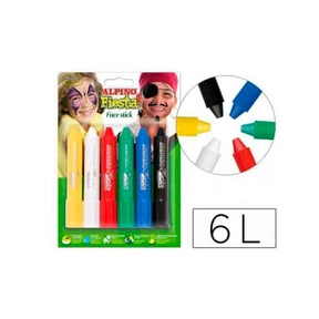 Alpino Pinturas Cara y Cuerpo 6 Uds.