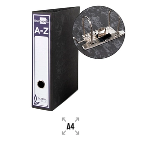 Liderpapel Archivador de Palanca AZ A4 80 mm