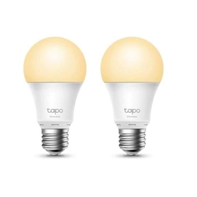 Bombilla Inteligente 2 Uds. TP-Link Smart Wifi Regulables E27 8,7W 2700K