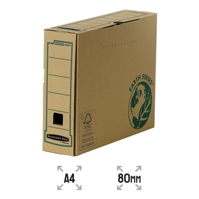 Fellowes Caja de Archivo Definitivo A4 Marrón