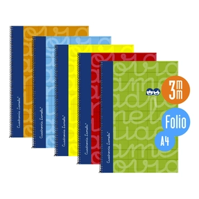 Lamela Cuaderno Tapa Dura A4 (5 Uds. Surtidos)