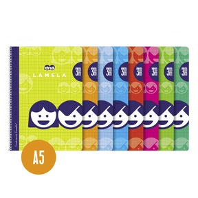 Lamela Cuaderno Tapa Blanda A5 (Pack 10 Uds. Surtidos)