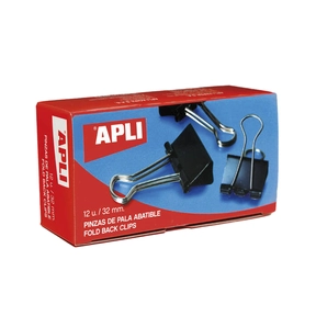 APLI Pack de 12 Pinzas 15x32 mm