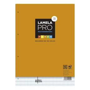Lamela Pro Recambio A4 100 hojas