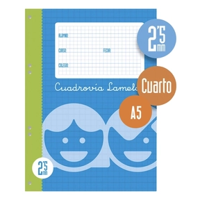 Lamela Recambio A5 100 Hojas 2,5 mm