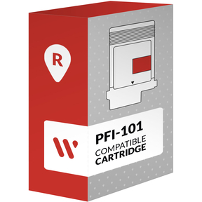 Compatible Canon PFI-101 Rojo