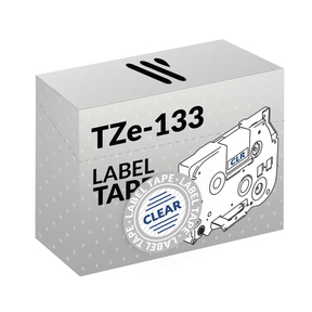 Compatible Brother TZe-133 Azul/Transparente