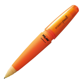 Milan Eraser & Pencil Capsule Fluo Naranja