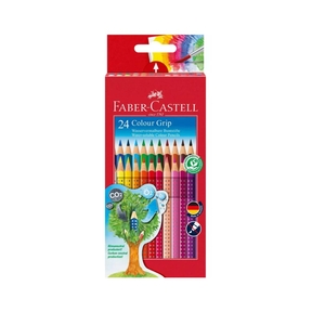 Faber-Castell Lápices de Colores Grip (Caja 24 Und.)