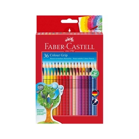 Faber-Castell Lápices de Colores Grip (Caja 36 Und.)