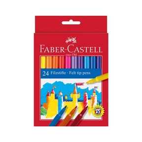 Faber-Castell Felt Tip (Caja de 24 Und.)